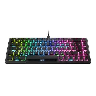 Turtle Beach Vulcan II Mini – Clavier Gaming Optique 65% avec éclairage RGB Personnalisable, Technologie de Duplication de Boutons, Plaque en Aluminium - Noir
