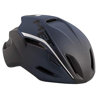 Met - Casco da ciclismo unisex, da adulto, colore: blu