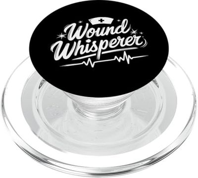 WOCN Wound Whisperer, Ostomy Wound Care Nurses Nursing PopSockets PopGrip for MagSafe