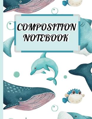 Fish Composition Notebook: Lined Paper Journal For School, Work Or Home