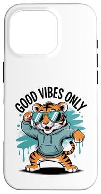 Tigre Dabbing Con Occhiali Da Sole Custodia per iPhone 16 Pro