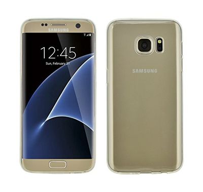 4-OK Ultra Slim 0.2 beschermhoes voor Samsung Galaxy S7 Edge, transparant