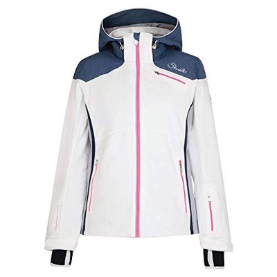 Dare 2b Impromptu - Giacca da Donna, Donna, DWP382 4M906L, Blanc Mercry, FR : XXS (Taille Fabricant : 6)