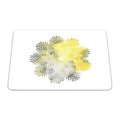 Bonamaison, Rechthoek Pop Art Digitale bedrukte muismat, antislip onderkant, voor kantoor en thuis, afmetingen: 22x18 cm