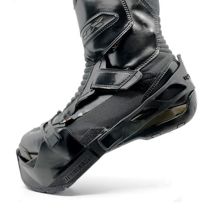 UPBIKERS: Gain extra length to reach the ground with your motorbike., Black, 3-8.5 Women/3-8.5 Men