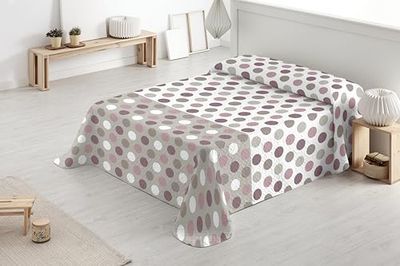 Degrees home Alegria Sprei voor bedden met 150 cm, voor lente, zomer, 250 x 260 cm, neutraal
