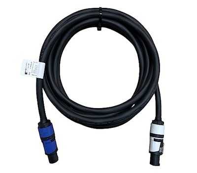 NWP Cavo Power Link 5 m powerCON grigio su powerCON blu – Power Out su Power-In – 3 x 2,5 mm² – Tubo in gomma – NAC3FXXB / NAC3FXXA