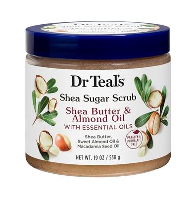 Dr Teal's Shea Butter & Almond Oil Body Sugar Scrub 538g