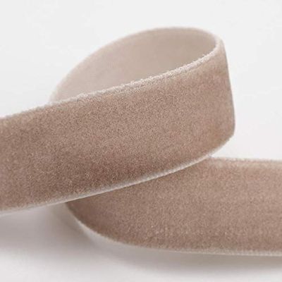 Velvet Ribbon 9mm x 10M - Taupe