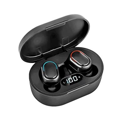 YUMMIN Bluetooth hoofdtelefoon, draadloze in-ear hoofdtelefoon, bluetooth met microfoon, hifi-stereo, toetsbediening, led-display, IP7 waterdicht, bluetooth oortelefoon [2023 nieuw]