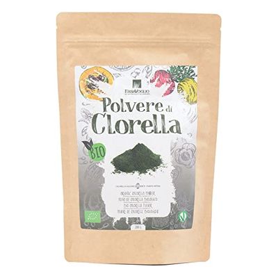 Alimento Biologico in Polvere - Clorella Polvere - 200 gr - Superfood funzionale disintossicante e nutriente