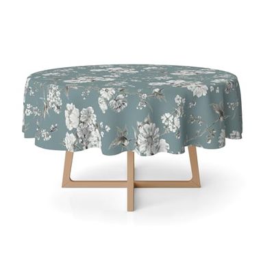 Martina Home Tablecloth RESIN Daniela Turquoise 140 Round