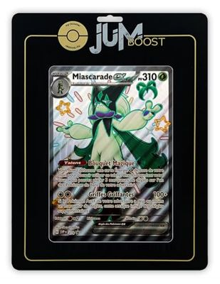 Miascarade ex SV078 Chromatique Full Art - Jumboost X Epée et Bouclier 4.5 - Destinées de Paldea Carte Géante