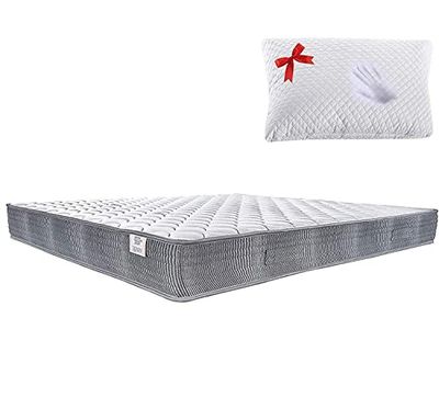 Farmarelax Ecokit Memory, Coton, Gris, 120x190