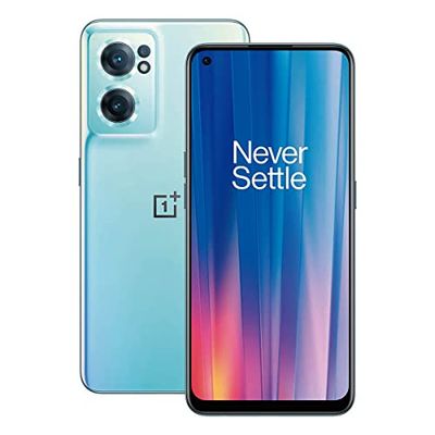 OnePlus Nord CE 2 5G 8 GB RAM 128 GB sim-vrije smartphone met drievoudige 64MP-AI-camera en 65W snelladen - 2 jaar garantie - Bahama Blue
