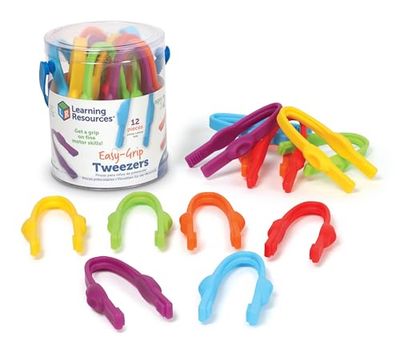 Learning Resources Pinzas de fácil Agarre, 2+, Juguetes de motricidad Fina, Pinzas para niños, Actividades de Aprendizaje Preescolar, recursos para Clase