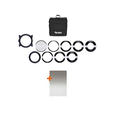 Rollei Porta-filtros Mark II Starter Kit I GND8 I CPL I bolsa I adaptador 52 - 82 mm