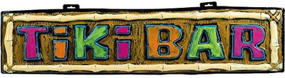Hawaiian Tiki barskylt 1,11 m x 26 cm x 4 cm