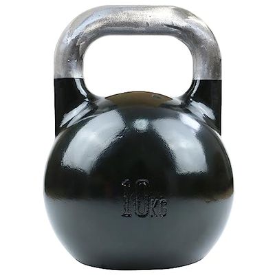 TITAN LIFE PRO Kettlebell Steel Competition 10kg, Unisex – Erwachsene, Black, One Size