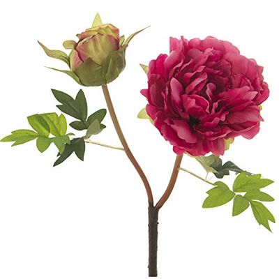 PEONIA POLIESTER FUCSIA_50CM