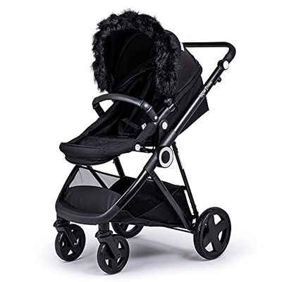 For-Your-Little-One Fourrure pour landau compatible XTS Noir