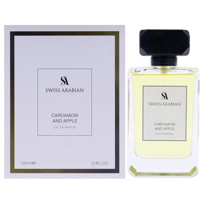 Swiss Arabian Cardamom and Apple Eau de Parfum for Men 100ML - Un mélange vibrant de pomme verte fraîche et de cardamome épicée - Un parfum audacieux et sophistiqué