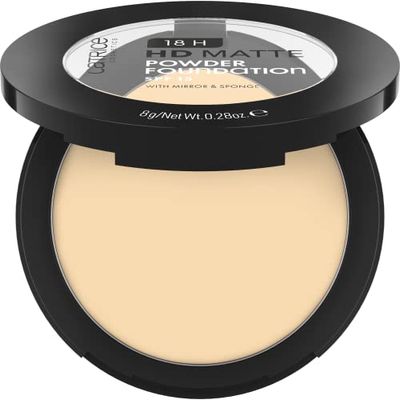 Catrice Cosmetics 18H Hd Matte Fondotinta in Polvere, Lunga Durata, Opacizzante, Coprenza, Opaca, 8 g