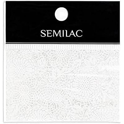 Semilac 14 pellicole di trasferimento White Lace