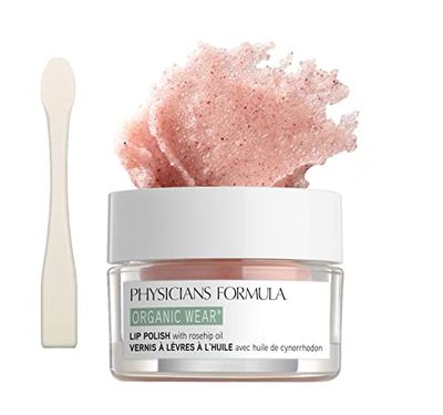 Läkarens formel organiskt slitage läpppolish med exfolierande läppskrubb och hudnärande ekologiska ingredienser – läppbehandling för torra katter, allergivänlig formel