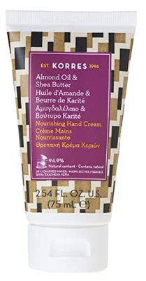 Korres Crème Mains Ultra-Nourrissante Amande/Beurre de Karité, 75 ml