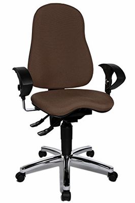 Topstar - Silla operativa sitness 10, Color marrón