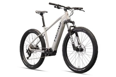 HEAD Lagos Spin, Mountain Bike elettrica Unisex Adulto, Grigio Chiaro/Grigio, 55