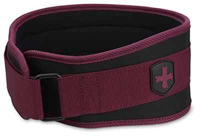 Harbinger skumkärna 10 cm tyngdlyftning och träningsbälte, liten, merlot, tävlingsstorlek (herr och kvinnor)