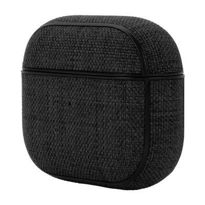 Incase Airpods-hoes van Woolenex - Airpod 3e generatie hoesje, duurzaam, lichtgewicht en beschermhoes met premium stof, krasbestendig ontwerp en nauwkeurige pasvorm voor dagelijks gebruik - asfalt
