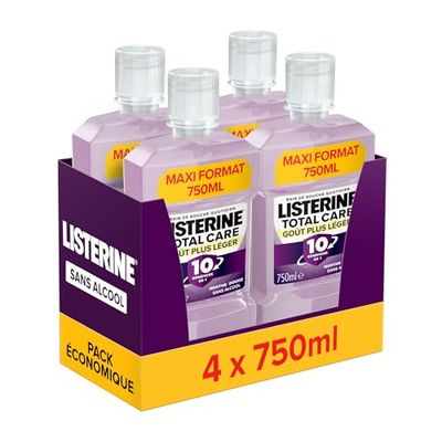 Listerine Total Care Gout Plus léger 4x750ML
