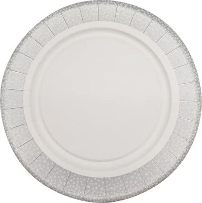 LE NAPPAGE ARTS DE LA TABLE 10 piatti glitterati, in cartone, 23 cm