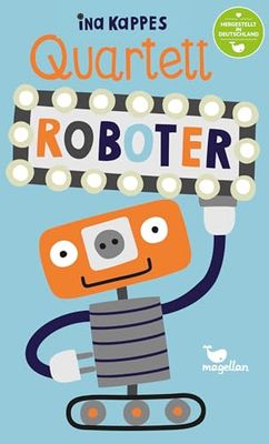 TeichVision Quartett - Robot : Jeu de Cartes coloré pour Enfants à partir de 5 Ans