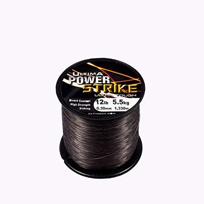 Ultima Power Strike extra stark gädda och rovdjur spinnfiske linje – kanotöke, 0,32 mm – 5,4 kg