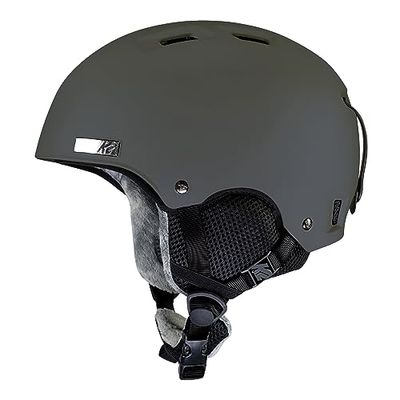 K2 Ispessita, Casco Unisex Adulto, Grigio Scuro, L/XL (59-62 cm)