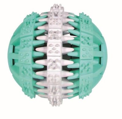 Trixie 32942 Denta Fun Ball Menta Fresca Gomma Naturale 7 Centimetri