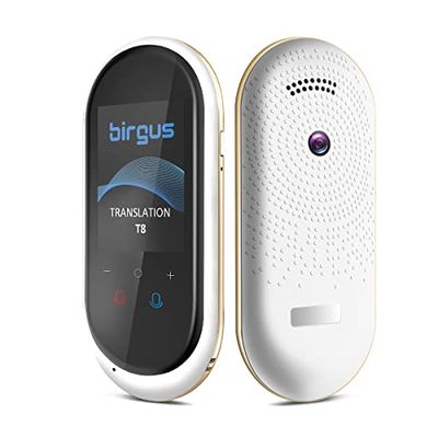 Birgus Vertaler, elektronische taalvertaler, voice Translator OCR fotovertaling/wifi/hotspot/offline, directe vertaler voor reizen, zaken leren talen