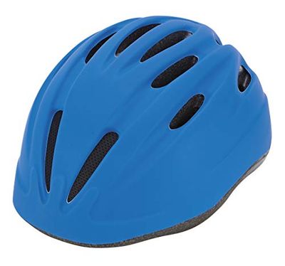 Prophete Unisex Jeugd Kinderfietshelm, Glue-On technologie, verstelbare hoofdring 52-56 cm, TÜV/GS-getest, kleur blauw, eenheidsmaat