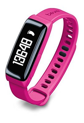 Beurer AS 81 - Sensor de actividad Bluetooth, compatible con App "Body Shape" y "Health Manager", color rosa