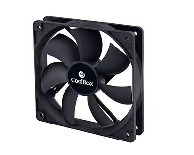 Watio Wave Ventilateur auxiliaire 120 mm, silencieux, avec base et design compact, idéal pour les petits espaces, puissant et efficace