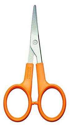 Fiskars Tijeras para Manicura, Curvadas, Longitud de Tijera: 10 cm, Acero/Plástico, Classic, 1000813