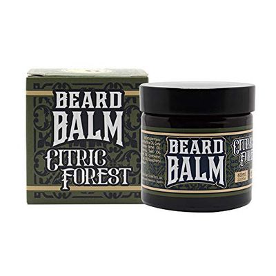 HEY JOE! - Balsamo per la Barba Foresta Citrica No. 6| Balsamo Barba Idratante Con Fragranza Di Pino E Limone - Flacone Da 60 ml