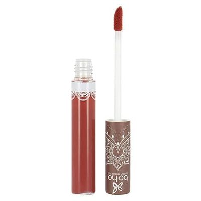 Rouge à lèvres Liquide Bio Mat Couvrant 102 Chesnut Nude - Boho Green Make-Up 6ml vegan gloss lip stick