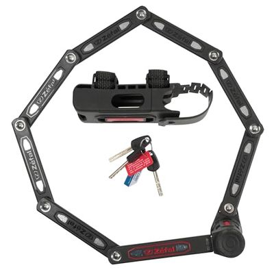ZEFAL K-Traz F16 Anti-roubo dobrável bicicleta articulado para bicicleta unissexo para adultos, preto, L - 95 cm