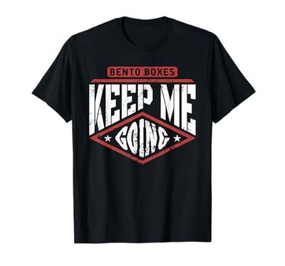 Keep Me Going Bento Boxes Motivazione Maglietta