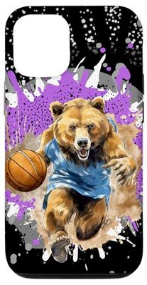 Acuarela Niños Baloncesto Adolescente Adolescentes Fan Carcasa para iPhone 12/12 Pro